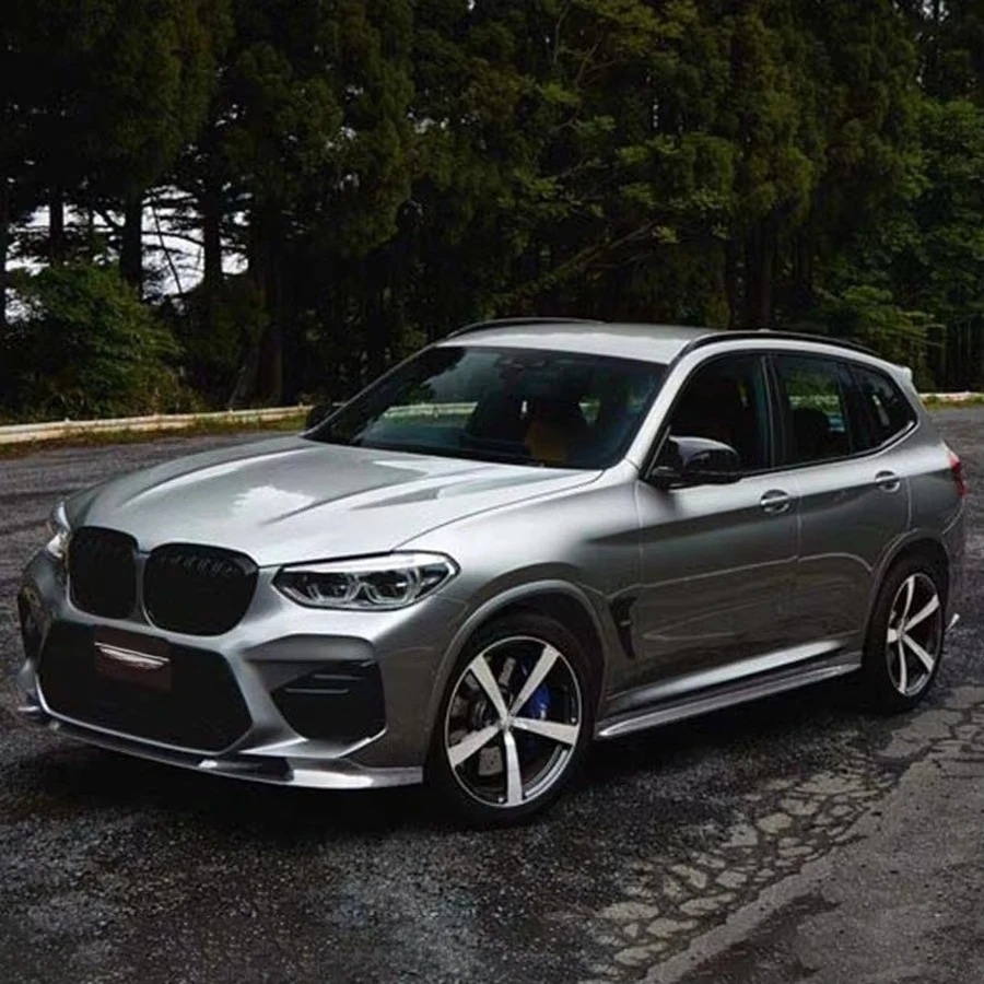 New 3D Style Carbon Fiber Body Kits for X3M F97 G01 Front Lip Splitters Side Skirts Exhaust Rear Diffuser Bumper
